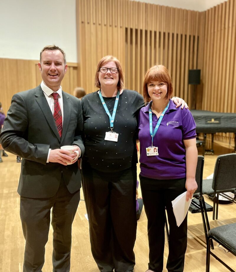 Cllr Tom Ross pictured at Trafford