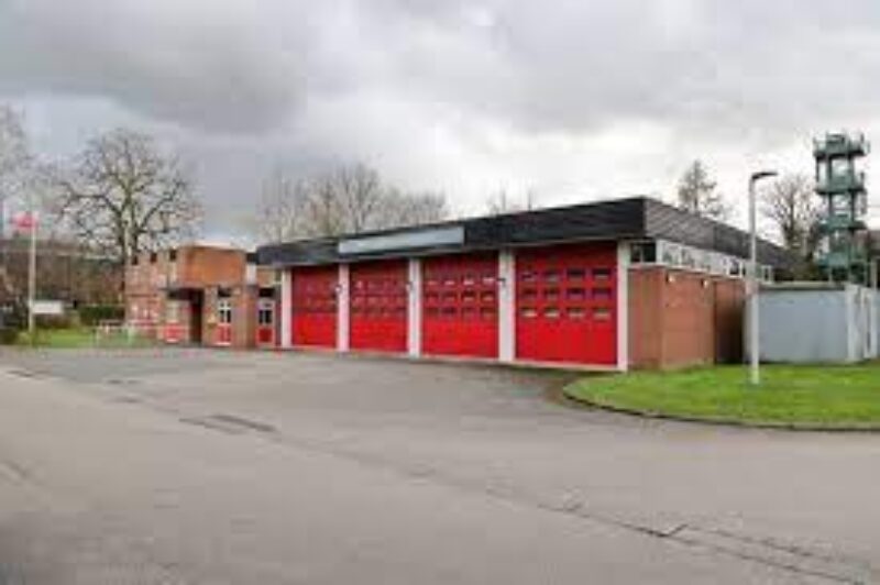 Pictured: Sale Fire Station.
