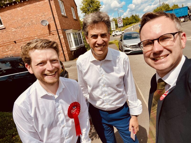 Connor Rand, Ed Miliband & Tom Ross